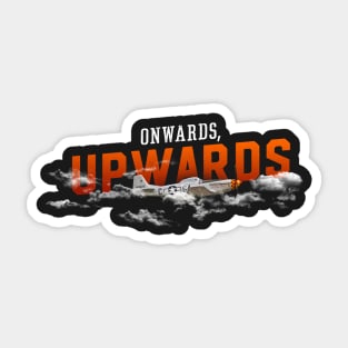 Onwards Upwards Sticker